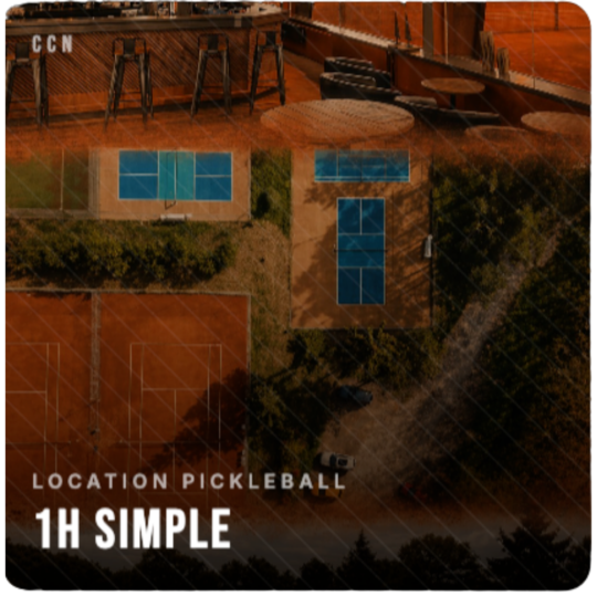 Location court pickleball 1h (simple)