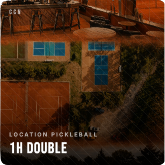 Location court pickleball 1h (double)