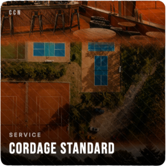 Pose de cordage standard