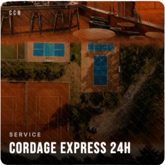 Pose de cordage express (24h)