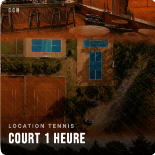 Location court tennis terre battue 1 heure