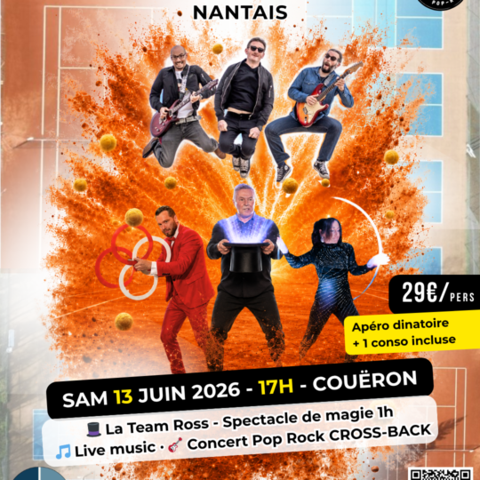 Soirée du Country Club Nantais 13 Juin 2026 - Spectacle magie - Concert musique