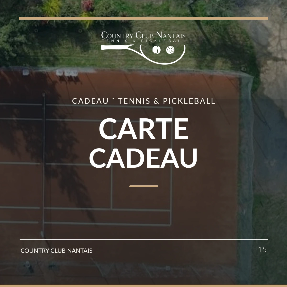 Carte cadeau, Country Club Nantais