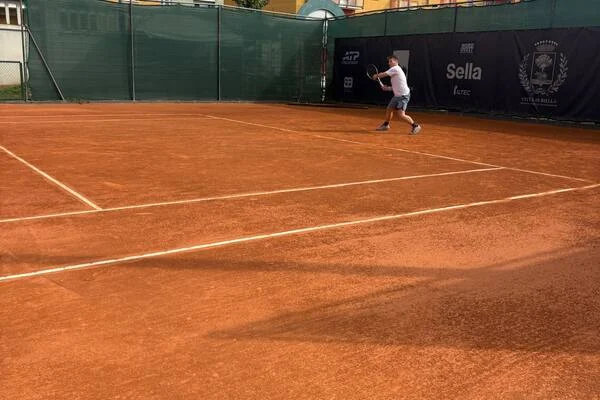 Match de la rencontre Italie-France à Biella