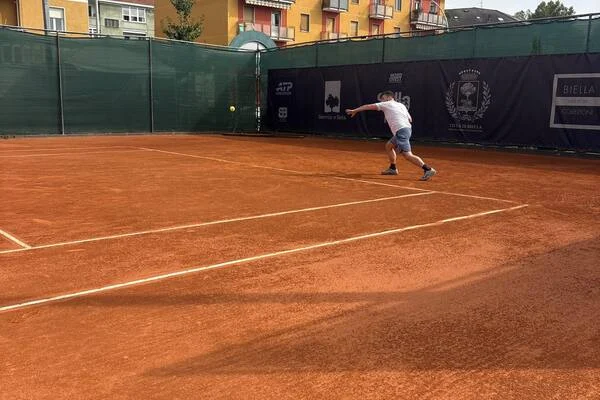 Match de la rencontre Italie-France à Biella